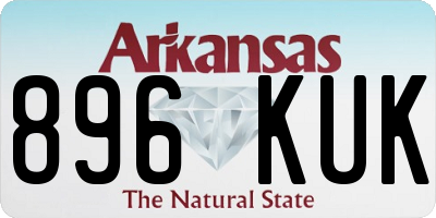 AR license plate 896KUK