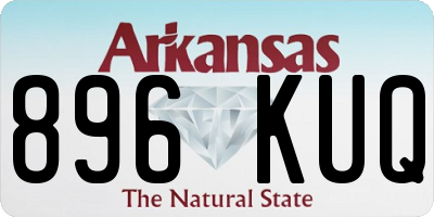 AR license plate 896KUQ