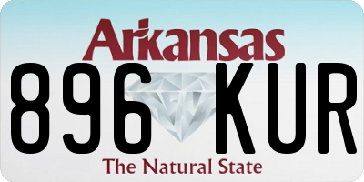 AR license plate 896KUR