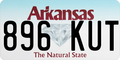 AR license plate 896KUT