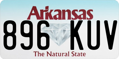 AR license plate 896KUV
