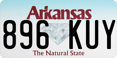 AR license plate 896KUY