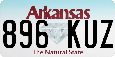 AR license plate 896KUZ