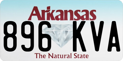 AR license plate 896KVA