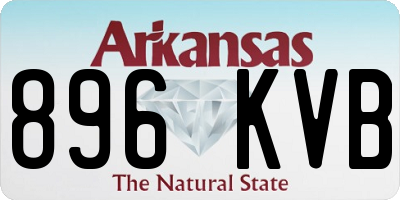 AR license plate 896KVB