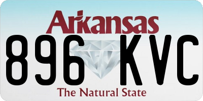 AR license plate 896KVC