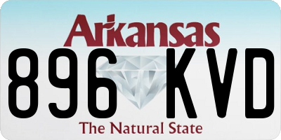 AR license plate 896KVD