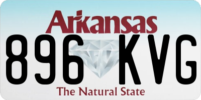 AR license plate 896KVG