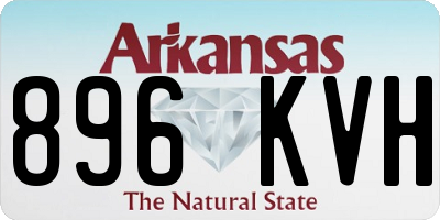 AR license plate 896KVH