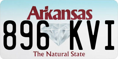 AR license plate 896KVI