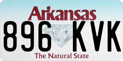 AR license plate 896KVK