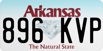 AR license plate 896KVP