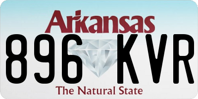 AR license plate 896KVR