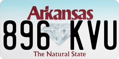 AR license plate 896KVU
