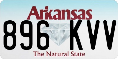 AR license plate 896KVV