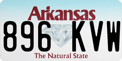AR license plate 896KVW