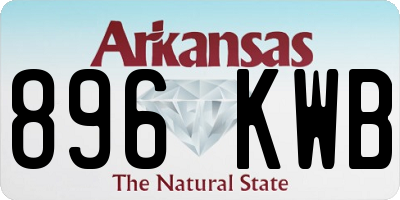 AR license plate 896KWB