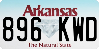 AR license plate 896KWD