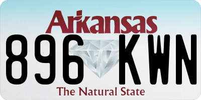 AR license plate 896KWN