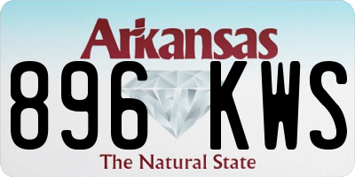 AR license plate 896KWS