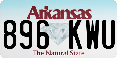 AR license plate 896KWU