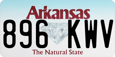 AR license plate 896KWV