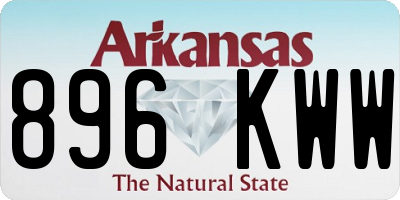 AR license plate 896KWW