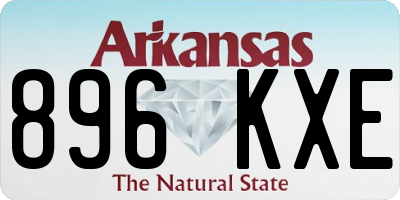 AR license plate 896KXE