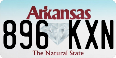 AR license plate 896KXN
