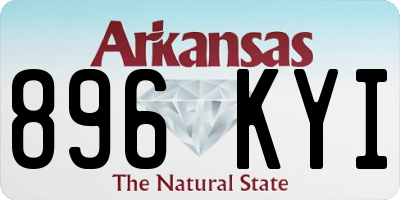 AR license plate 896KYI