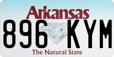 AR license plate 896KYM