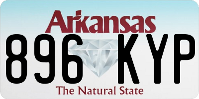 AR license plate 896KYP