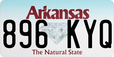 AR license plate 896KYQ