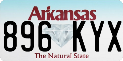 AR license plate 896KYX