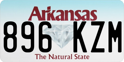 AR license plate 896KZM