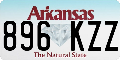 AR license plate 896KZZ