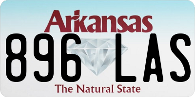 AR license plate 896LAS