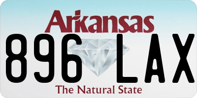 AR license plate 896LAX