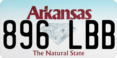 AR license plate 896LBB