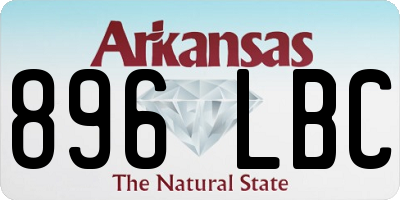 AR license plate 896LBC