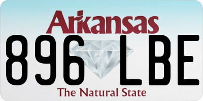 AR license plate 896LBE
