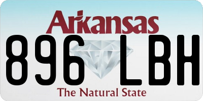AR license plate 896LBH