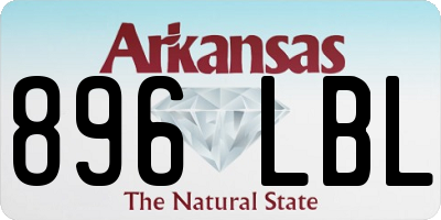 AR license plate 896LBL