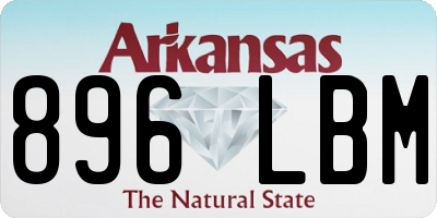 AR license plate 896LBM