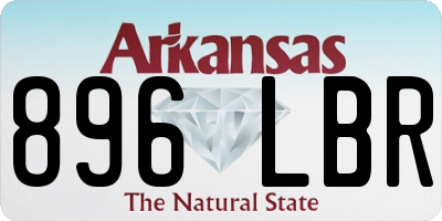AR license plate 896LBR