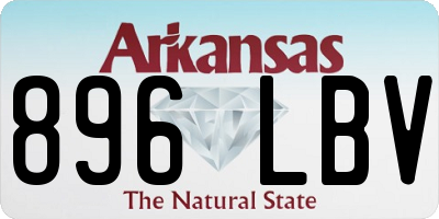 AR license plate 896LBV