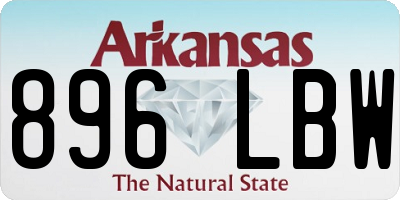 AR license plate 896LBW