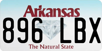 AR license plate 896LBX