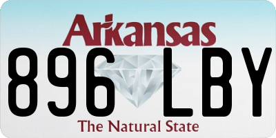 AR license plate 896LBY