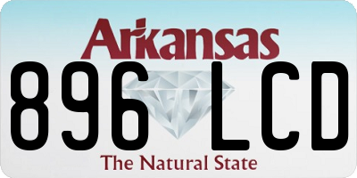 AR license plate 896LCD